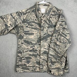 US Air Force Jacket Mens 40R Gray Green Camo Utility Military Uniform Tactical